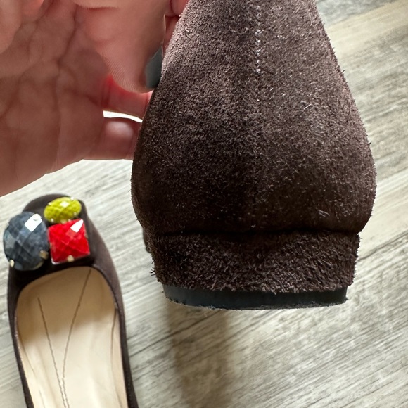 kate spade…old school~Italian made flats with jewels and dust bag - Picture 5 of 9